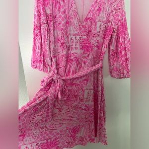 Lilly Pulitzer Tie Bell Sleeve Dress